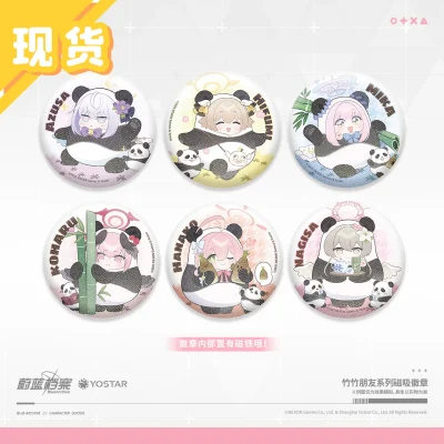 Badge Gấu Trúc - Trúc Ngọc (Azusa/Mika/Hifumi/Koharu/Hanako/Nagisa)
