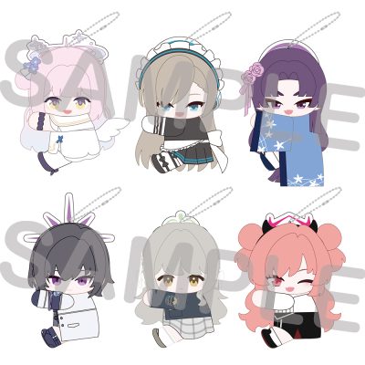 Thú nhồi bông lười bám túi ( Mika , Asuna , Yukari , Subaru , Miyo , Kirara )