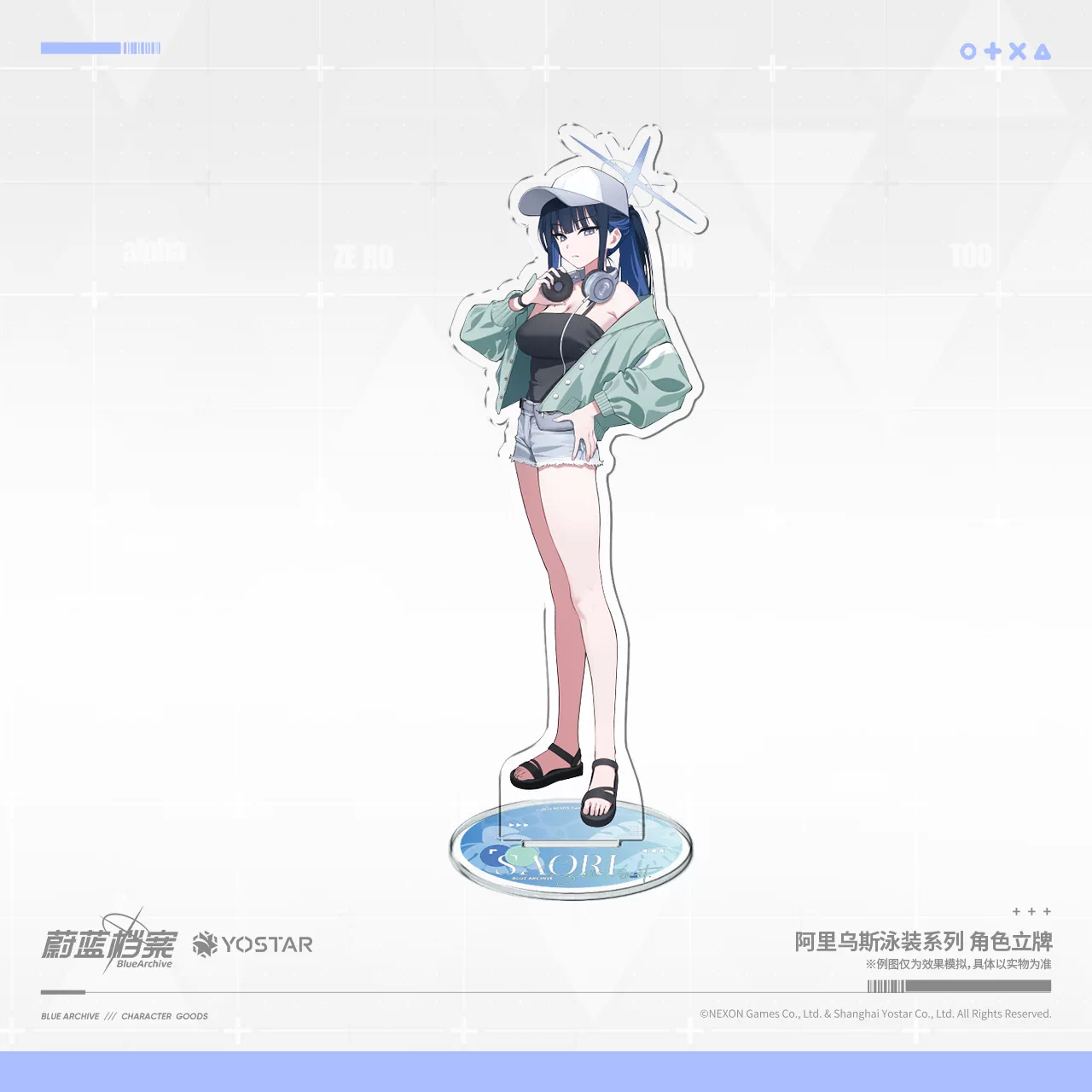 Standee của Saori , Hiyori , Atsuko (ver bãi biển)