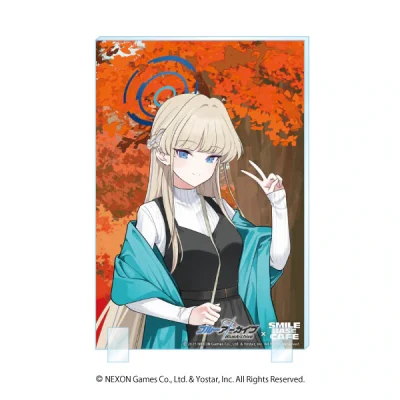 [ Pre-Order ] Bảng trang trí Acrylic Blue Archive x Smile Base Coffee ( Mật mã mùa thu ) - Toki , Neru , Asuna , Karin , Akane