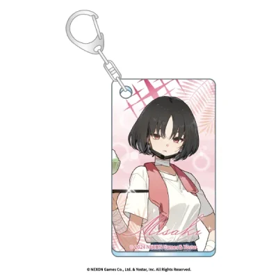 [ Pre-Order ] Móc khóa chữ nhật Acrylic Blue Archive x Smile Base Coffee ( Mật mã mùa thu ) - Saori , Misaki , Atsuko , Hiyori