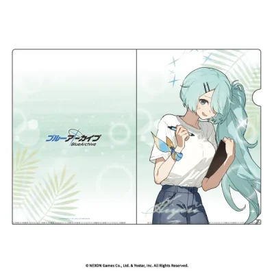 [ Pre-Order ] Clearfile Tệp đựng tài liệu trong suốt Blue Archive x Smile Base Coffee ( Mật mã mùa thu ) - Saori , Misaki , Atsuko , Hiyori