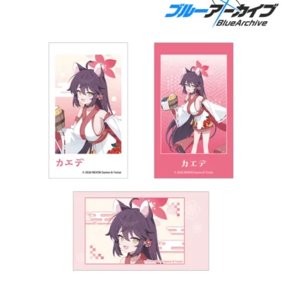 [Pre-Order] Bộ 3 thẻ ảnh Ani-Frame - Hợp tác giữa Blue Archive × Sengawa Yukemuri no Sato - Iroha , Ibuki , Erika , Kirara , Makoto , Tsubaki , Kaede , Pina , Umika