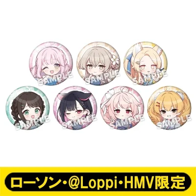 [Pre-Order] Bộ huy hiệu cài áo trọn bộ bản Chibi (Deformed ver.) [Độc quyền @Loppi & HMV] - Mika,Seia,Nagisa,Natsu,Yoshimi,Kazusa,Airi - Lawson Mùa hè nhung nhớ