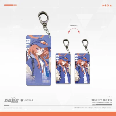 [Pre-Order] Bộ sản phẩm kỉ niệm nhân vật Nomasa Rei - Móc khóa chữ nhật 3D , Standee , Cặp Huy Hiệu