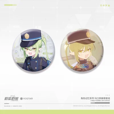 [Pre-Order] Cặp Huy hiệu Badge tròn (gồm 2 chiếc) Nozomi , Hikari , Aoba - 