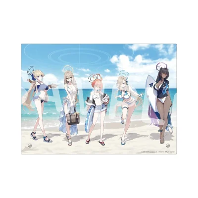 [Pre-Order] Tranh nghệ thuật Acrylic (Acrylic Art Panel) Cửa hàng ga JR Akihabara / Neru , Toki , Asuna , Akane , Karin - Blue Archive - Mùa hè bong bóng