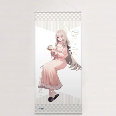 [Pre-Order] Tranh treo tường cỡ lớn Đêm êm đềm của Hội Tu Nữ - Mari , Sakurako , Hinata (Curtain Soul x Blue Archive)