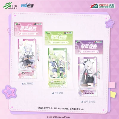 [Pre-Order] Thẻ giao thông kiêm móc khóa cát chảy Momo Friends Train Parade - Azusa , Hina , Hikari và Nozomi