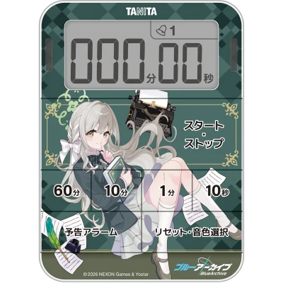 [Pre-Order] Đồng hồ bấm giờ có giọng nói TD-436 phiên bản Blue Archive - Mẫu Sakurai Miyo
