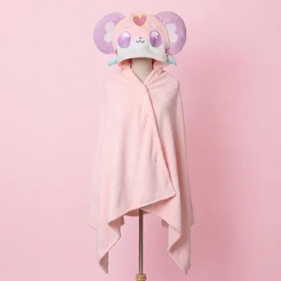 [Pre-Order] Dòng sản phẩm đồ mặc ở nhà - Chăn trùm đầu Pochitan - Thám tử lừng danh Precure!
