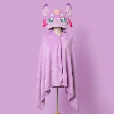 [Pre-Order] Dòng sản phẩm đồ mặc ở nhà - Chăn trùm đầu Mashutan - Thám tử lừng danh Precure!