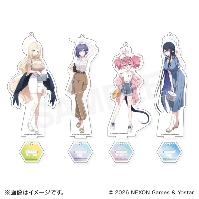 [Pre-Order] Móc khóa kiêm Standee Acrylic Blue Archive - Cyber Goods - Aoi , Rin , Momoka , Ayumu