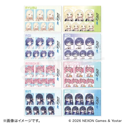 [Pre-Order] Bromide phong cách ảnh thẻ Blue Archive (Nguyên BOX) - Cyber Goods - Aoi , Rin , Momoka , Ayumu