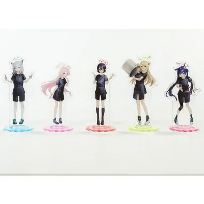 Standee acrylic Blue Archive phiên bản PAPABUBBLE (Shiroko , Nonomi , Hoshino , Serika , Ayane)