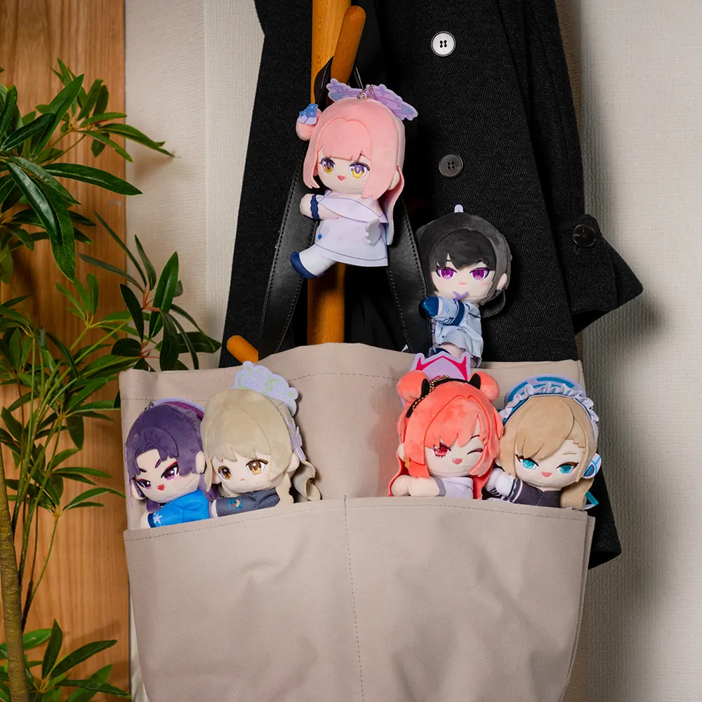 Thú nhồi bông lười bám túi ( Mika , Asuna , Yukari , Subaru , Miyo , Kirara ) - Ảnh 3
