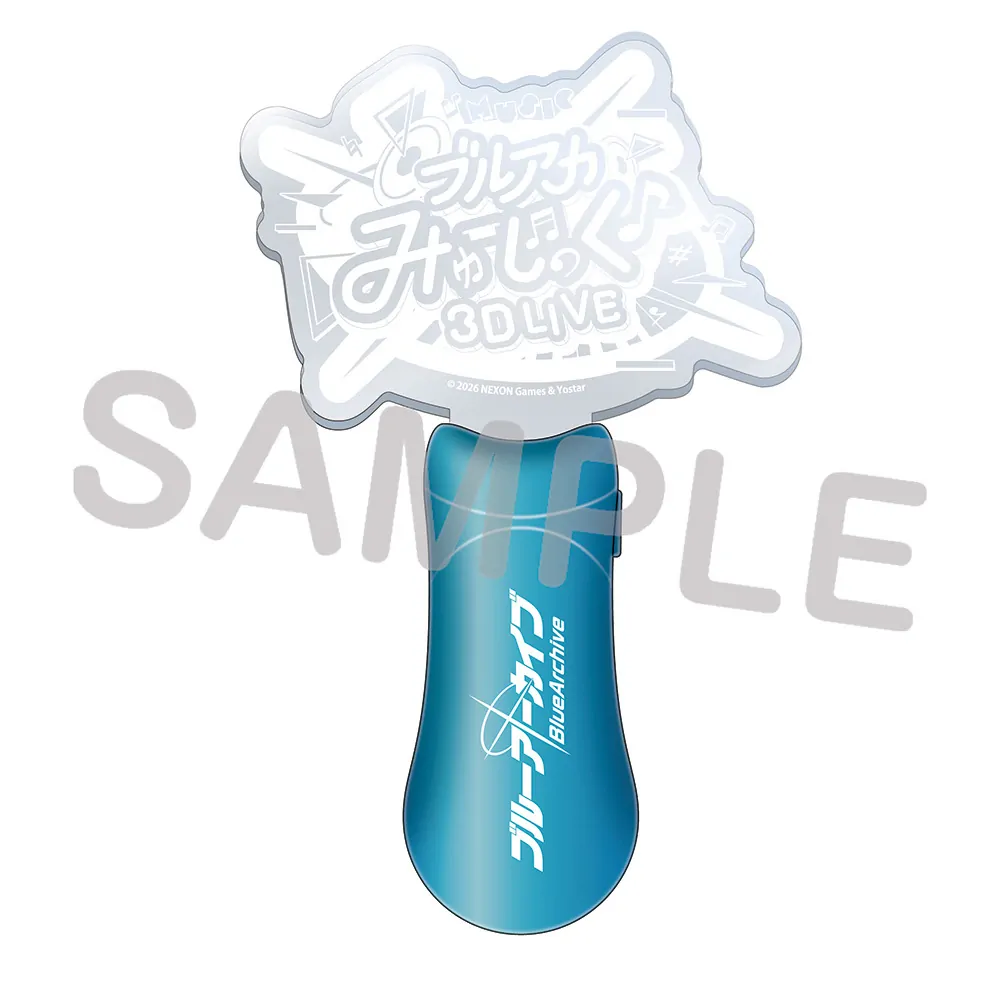 Blue Archive Music♪3D LIVE Penlight - Gậy phát sáng cổ vũ