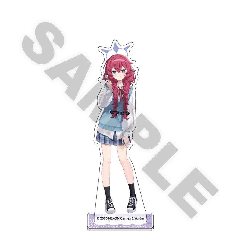 Standee 15cm (Iroha,Ibuki,Makoto,Satsuki,Chiaki) Blue Archive × Round One