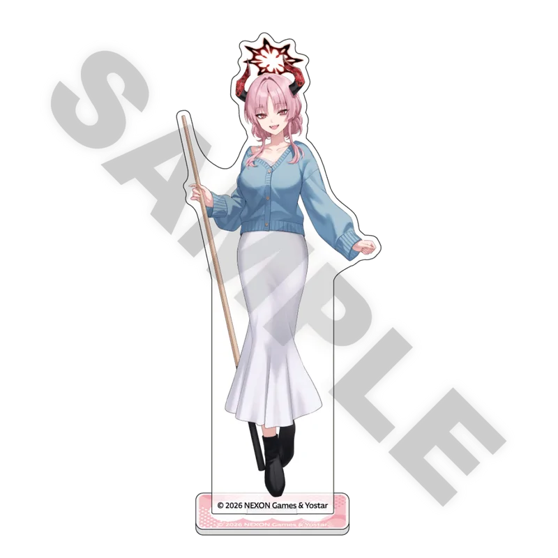 Standee 15cm (Iroha,Ibuki,Makoto,Satsuki,Chiaki) Blue Archive × Round One - Ảnh 5
