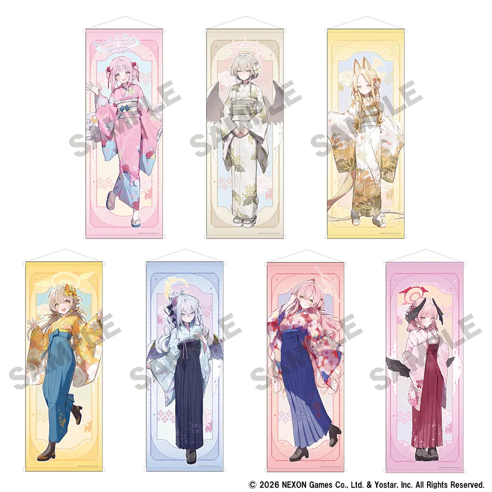 Dạo bước Asakusa♪ - Tranh thảm thêu 190x70cm Mika, Nagisa, Seia, Hifumi, Azusa, Hanako, Koharu - Ảnh 3
