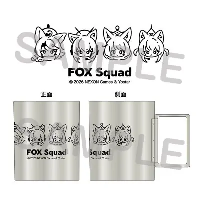Cốc thép không gỉ Otogi , Kurumi , Niko - Đội Fox